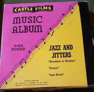 16mm Castle Jazz Film Jazz and Jitters with sound Breakfast in Rhythm,  Jazz Etude 2