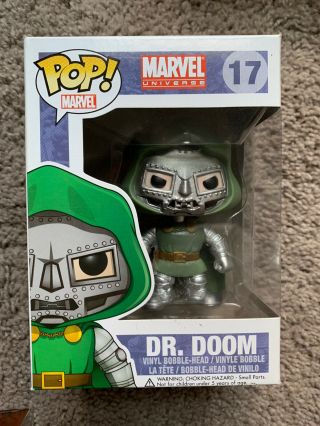 Dr.  Doom Marvel Funko Pop 17 Vaulted/retired