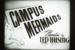 16mm Film - Campus Mermaids - 1935 - Grantland Rice Spotlight