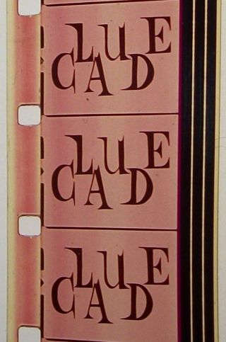 Claude Cartoon 16mm Film Rolled No Reel E37