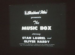 LAUREL & HARDY in The Music Box (1932) 16mm SOUND EXC. 2