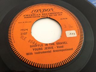 Young Jessie - Shuffle In The Gravel - Uk London 8544 - Onesided 7 " Inch - Promo
