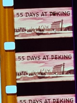 55 Days At Peking (1963) 16mm Feature Charlton Heston David Niven Ava Gardener