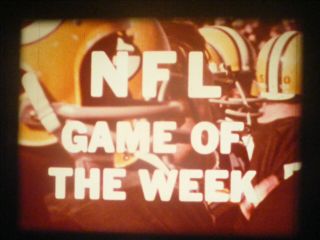 16mm - Nfl Game Of The Week - 1968 - Chicago Beats Green Bay - Sports Highlight Reel