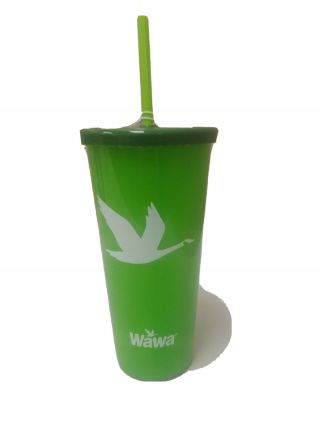 Wawa Limited Edition 24 Oz.  Color Changing Reusable Cup Lime Green -