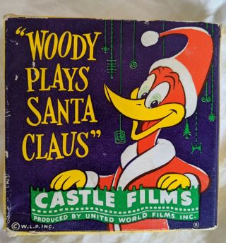 16mm Woody Plays Santa Claus Castle Films Woody Woodpecker Headline Edition 819