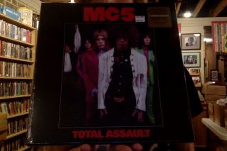 Mc5 Total Assault 3xlp Box Set Red White Blue Colored Vinyl Limited