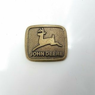 John Deere Belt Buckle Hammered Bronze Color
