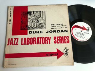 Duke Jordan Lp Rare Jazz Laboratory Series Orig W/ Gigi Gryce