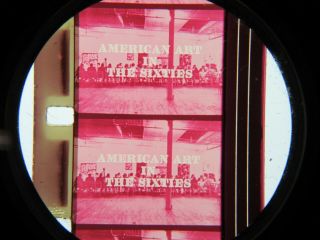 16mm American Art In The Sixties (19??).  Eastman Color Documentary Film.