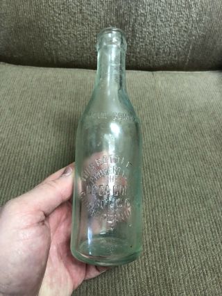 Rare Straight Sided Coca - Cola Bottle From Cumberland,  Maryland Md