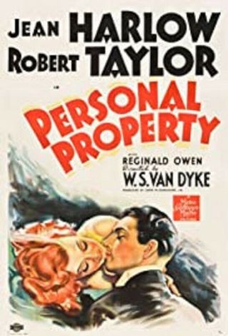 16mm Feature Film - " Personal Property " - B/w - 84 Min - 1937 - Jean Harlow