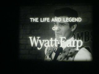16mm Tv Show - The Life And Legend Of Wyatt Earp - 1958 - " The Manly Art " - Hugh O 