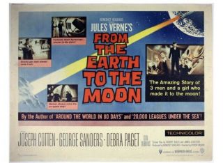 16mm Film From The Earth To The Moon Jules Verne Color Joseph Cotton Si Fi