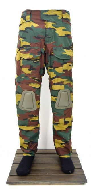 Belgian Army Jigsaw G3 Warrior Combat Trouser With Knee Pads Hard Knee Tactical