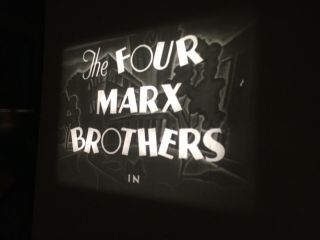 16mm B&w Sound - “horse Feathers” The Marx Bros.  2 X 1600’ Reels Pre - Code (1932)