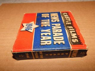 Vintage 16mm Reel Castle Films 1946 NEWS PARADE OF THE YEAR Film No.  163 5