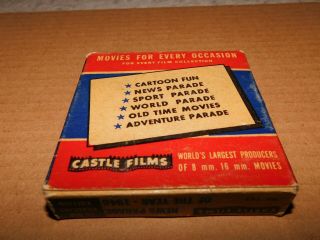 Vintage 16mm Reel Castle Films 1946 NEWS PARADE OF THE YEAR Film No.  163 6