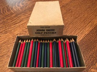 100 John Deere Golf Pencils Nos Made In Usa