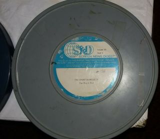 Four 16mm Sound films.  Truman/Great Depression/Mussolini/Olympics & Focus 1939 2