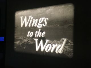 16mm B&w Sound - “wings To The World” 1200’ Reel.  Kodak.