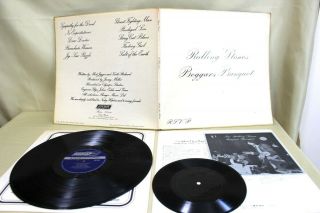 The Rolling Stones ‎– Beggars Banquet Vinyl Lp W/7 " Flexi - Disc Export For Japan