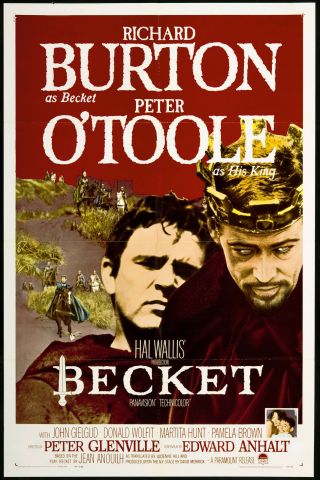 16mm Historical Epic - - Becket (1964) Ib Tech/scope