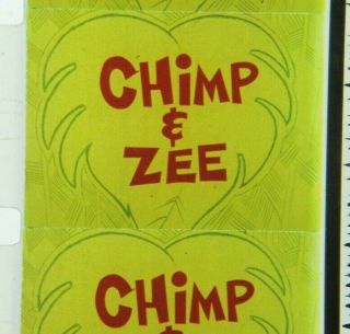 16mm Chimp And Zee - 1968 Warner Brothers Ib Technicolor Cartoon Short.