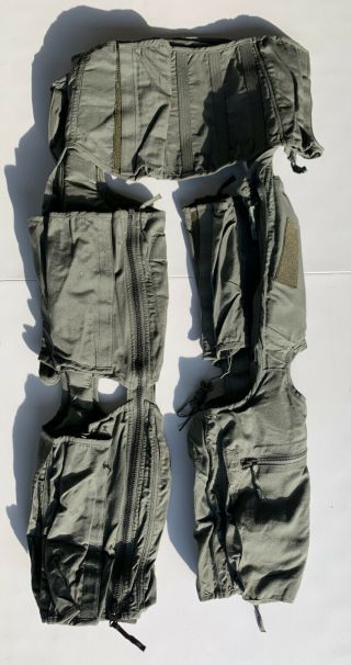Usaf Fighter Pilot Anti G Suit Garment Cutaway Csu - 13b/p Medium Regular Usgi