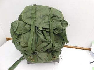 Us Military Medium Alice Pack Od,  With Frame,  Straps & Kidney Pad 022