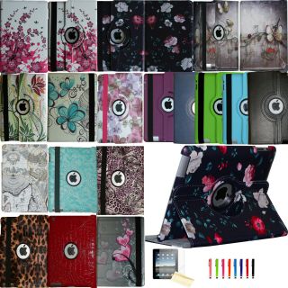 360 Rotating Smart Case Cover Stand Magnetic Leather For & Old Apple Ipad