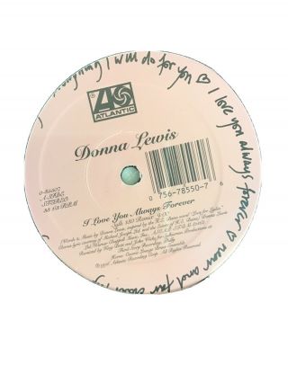 Donna Lewis I Love You Always Forever 12” Still Electronic Jazz Dance ’96