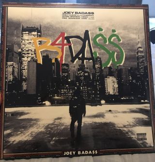 B4.  Da.  $$ [lp] [pa] By Joey Bada$$ (vinyl,  Jan - 2015,  Relentless) Badass Record Og