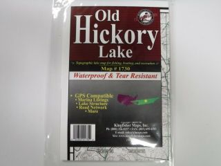 Kingfisher Map,  Old Hickory Lakes Gps Compatible,  Etc.