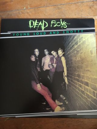 Dead Boys Young Loud And Snotty Lp Sire Records Green Vinyl Rare 2017 Release