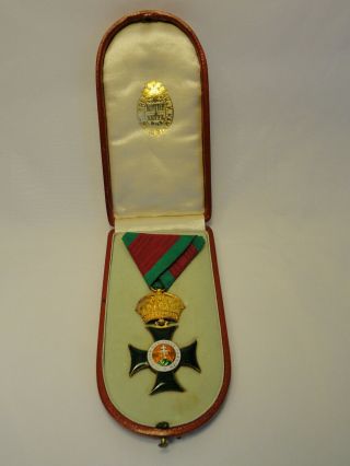 Austria Imperial An Order Of St.  Stephen Knight Grand Cross W/ Case Box Zd3 - 32