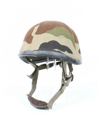 French Foreign Legion F1 Paratrooper Combat Helmet With Camo Net