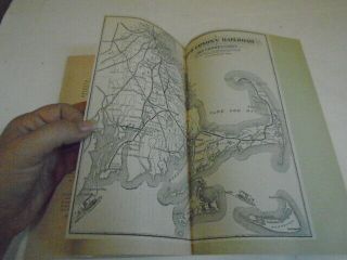 1877 Old Colony Railroad C.  14th Annual Report,  Ma/massachusetts W/ Map