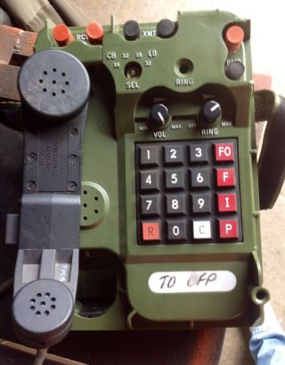 Military Field Phone - Ta - 1042 A/u - For