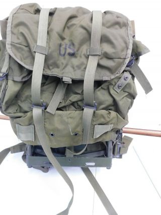 Us Military Medium Alice Pack Od,  With Frame,  Straps & Kidney Pad 101