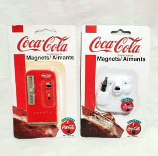 Coca Cola Vintage Magnets Always Coke Vending Machine Polar Bear Fridge