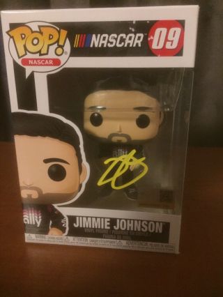 Jimmie Johnson Autographed Signed Funko Pop Nascar Figure Ally 2020 W/ Protector