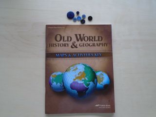 Abeka Old World History & Geography Maps & Activities Key Homeschooling 5th Gr.