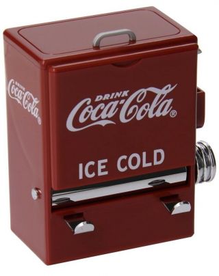 Tablecraft Coca - Cola Cc304 Vending Machine Toothpick Dispenser Red 1
