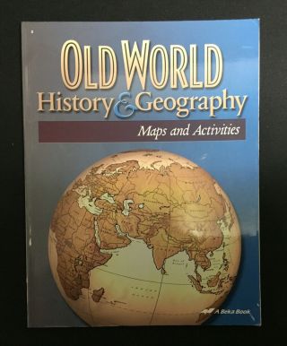 Abeka Old World History & Geography Maps And Activities Book