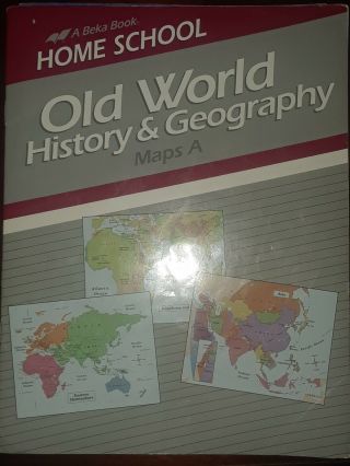 Abeka Homeschool Old World History & Geography Maps A Grade 5