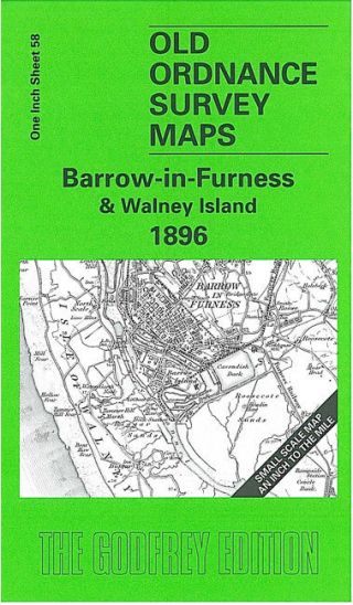 Old Ordnance Map Barrow In Furness & Walney Island 1896 - England Sheet 58