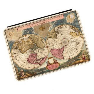 Vintage Old World Map 4 Kindle Paperwhite Touch Pu Leather Flip Case Cover