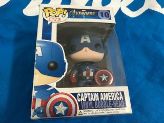 Funko Pop Marvel Captain America 10 Vaulted - Avengers