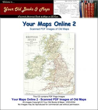 300 Old Maps & Plans On Cdrom - Your Maps Online 2